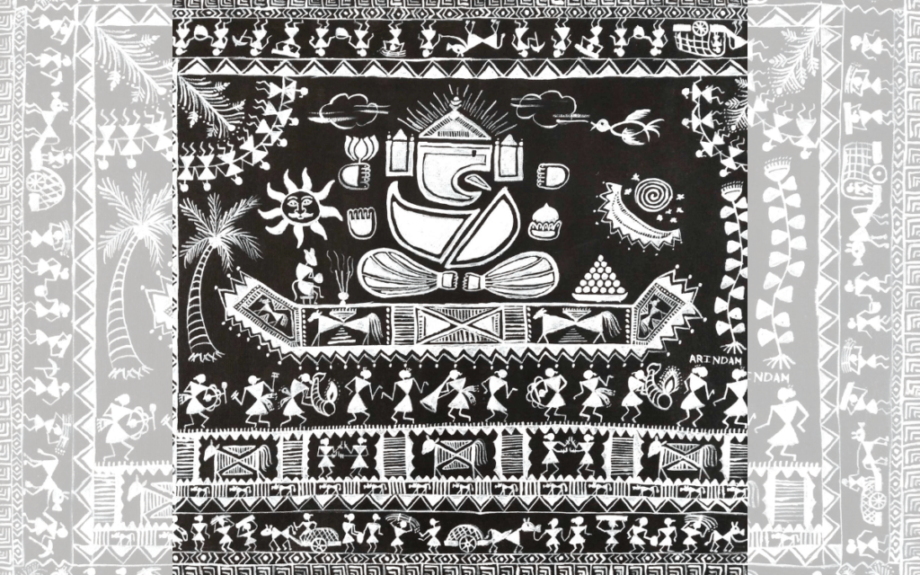 Ganesh Chaturthi Warli Painting